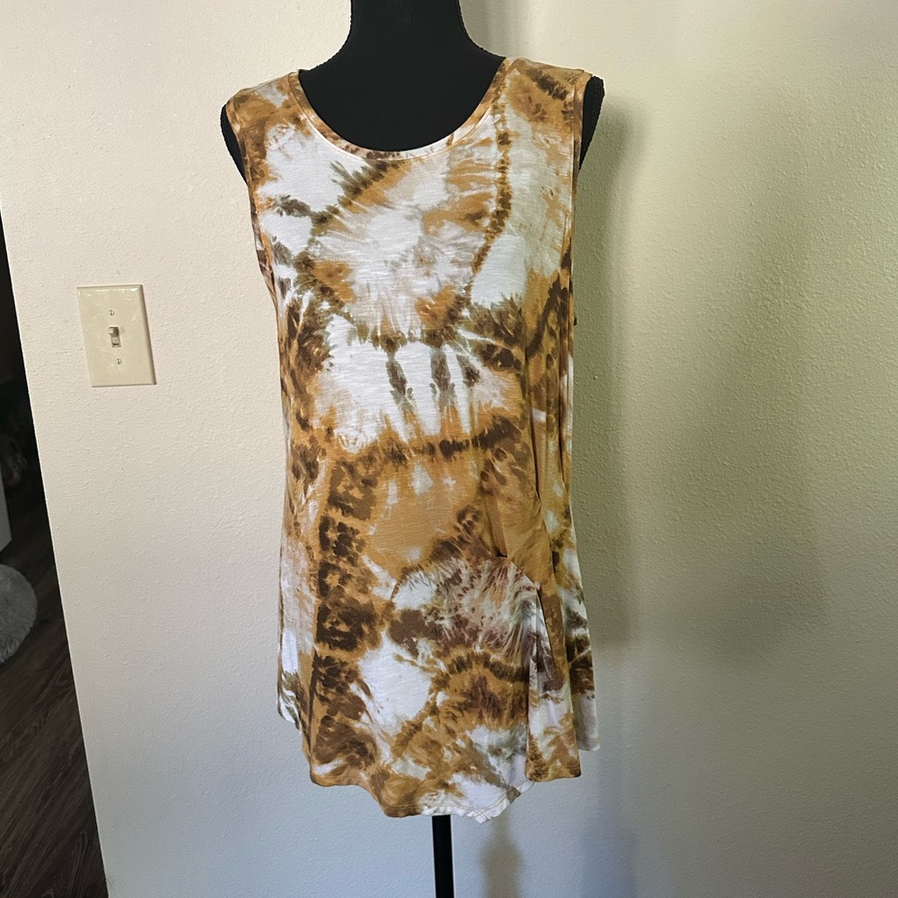 Simply Vera Vera Wang Tie-Dye Tunic Tee, L